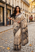 Kalamkari Silk Saree